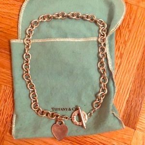 Return to Tiffany heart tag toggle necklace
